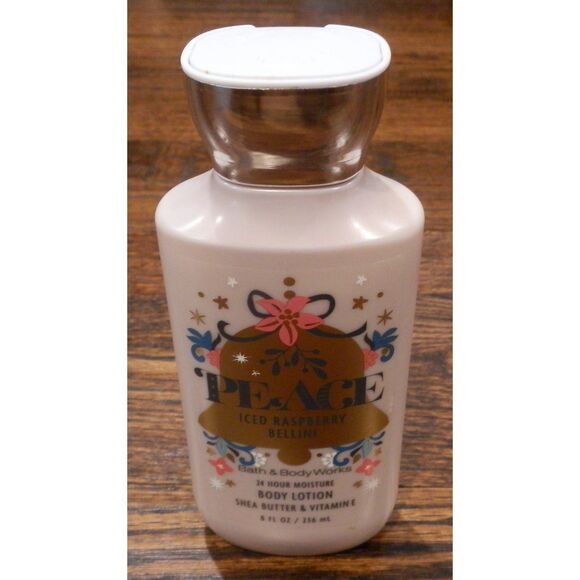 Bath & Body Works Peace Iced Raspberry Bellini Body Lotion 8 fl oz NEW - Picture 1 of 3